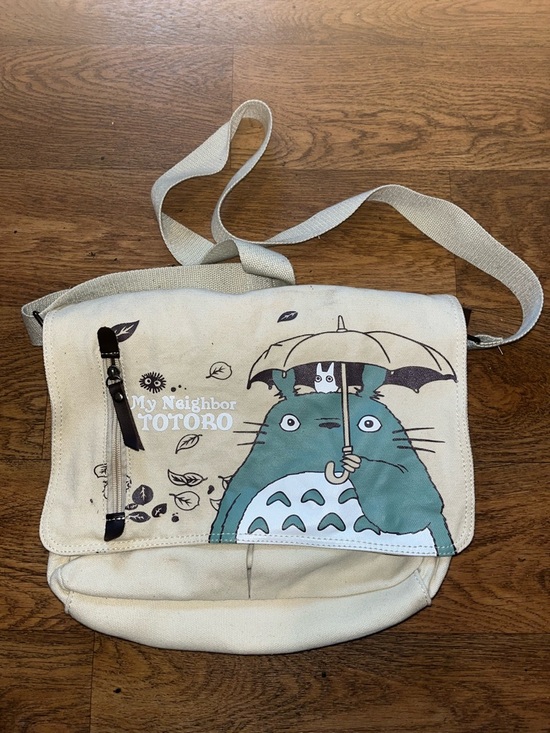 My Neighbor Totoro Handbags - Studio Ghibli My Neighbor Totoro Beige Crossbody Bag